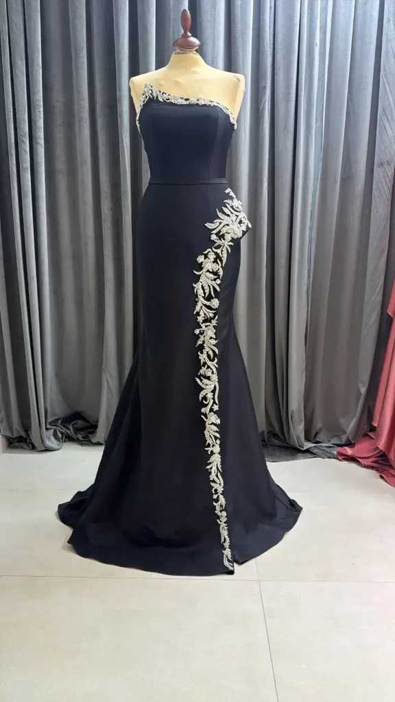 [DJ-2026-04] Scarlett Mermaid Satin Gown